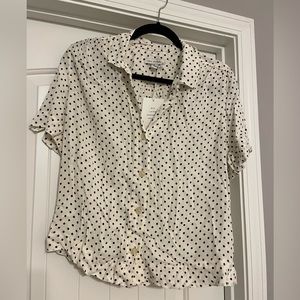 Free Assembly polka dot blouse